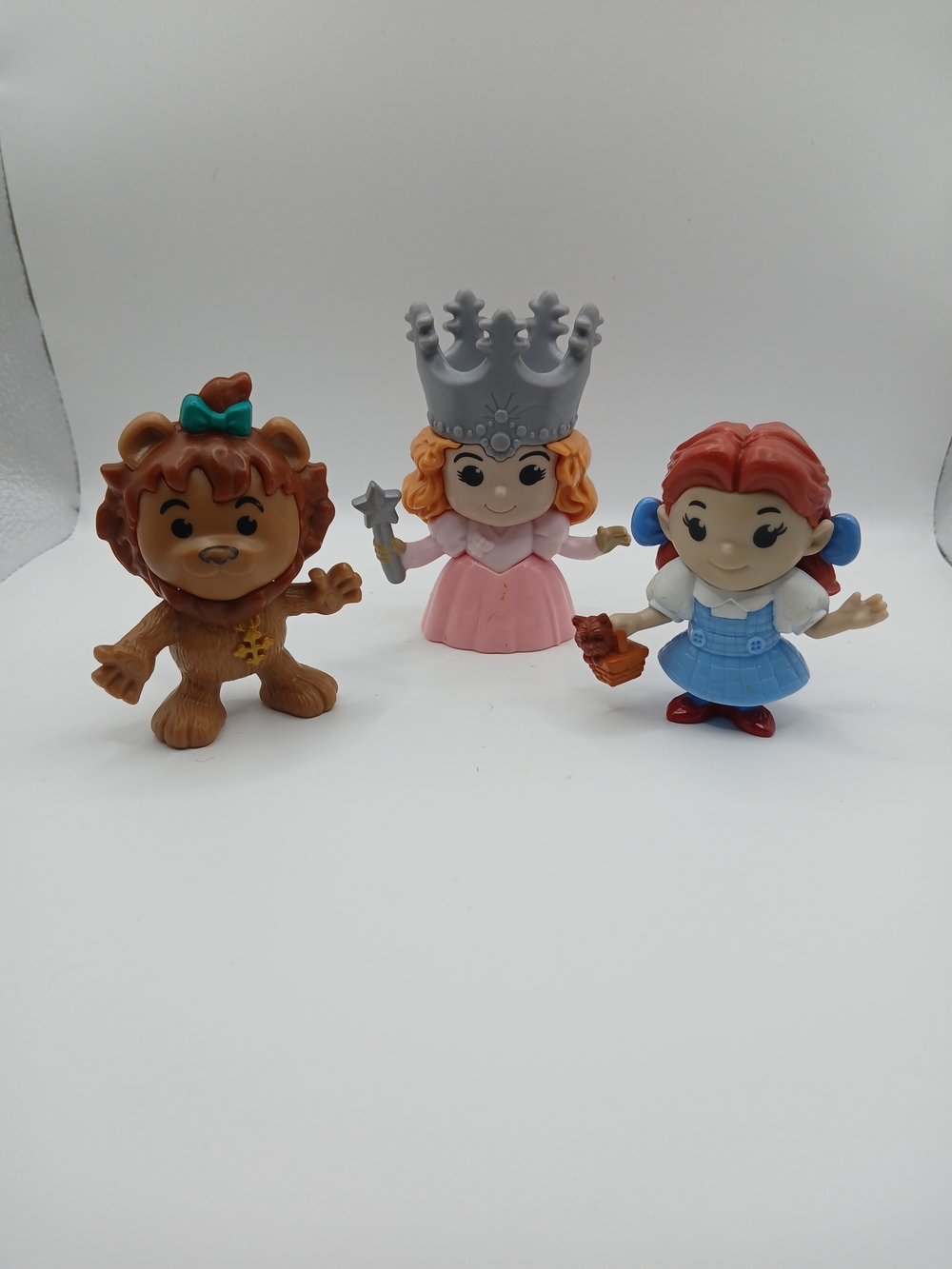 Set of 3 Wizard of Oz  McDonald's Happy Meal Toys Figures Dorothy Witch